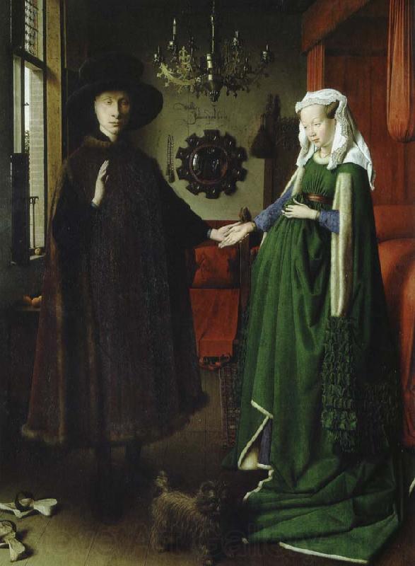 Jan Van Eyck makarna arnolfinis trolovning Norge oil painting art
